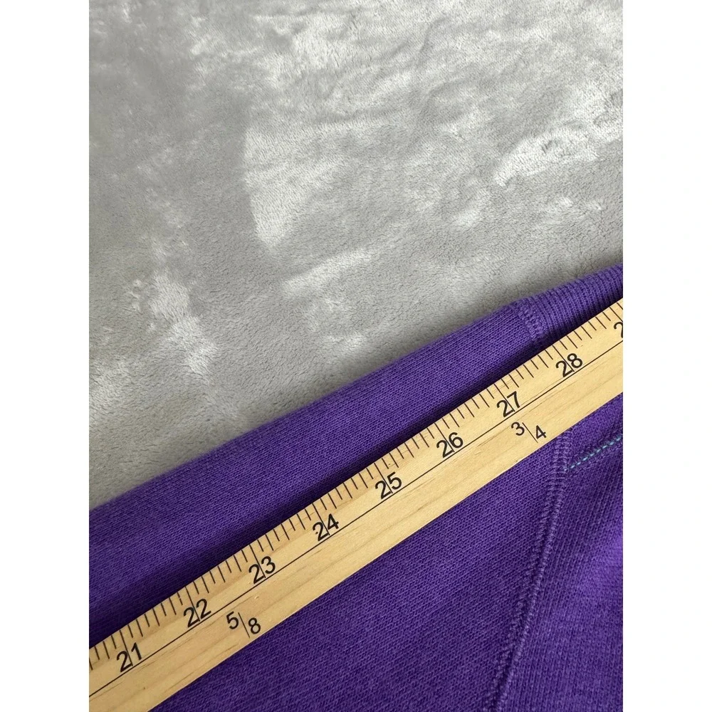 Tommy Bahama Mens Reversible Quarter‎ Zip Sweater Purple Blue Cotton Large 1330